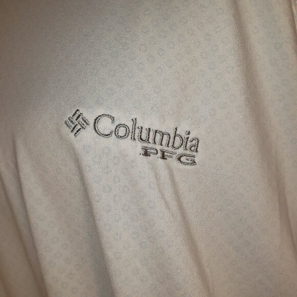 Columbia PFG Omni Freeze Zero White Short Sleeve Shirt - XL - Picture 1 of 6